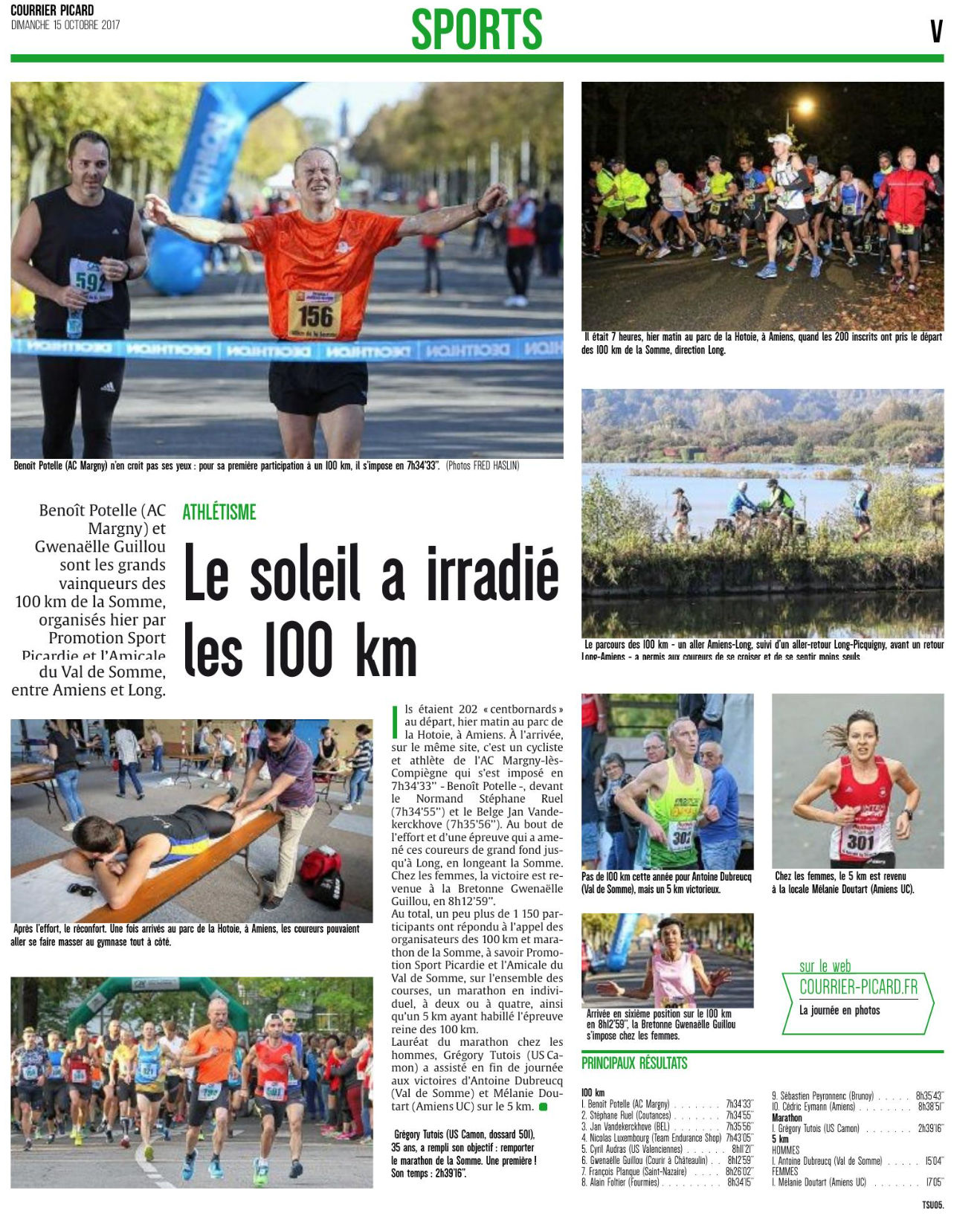 2017 courrier picard 100km somme